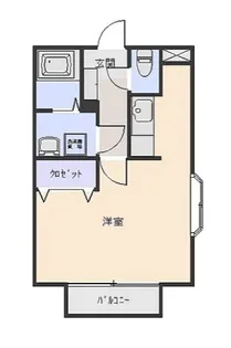 ジュネスコート【2階】の間取り