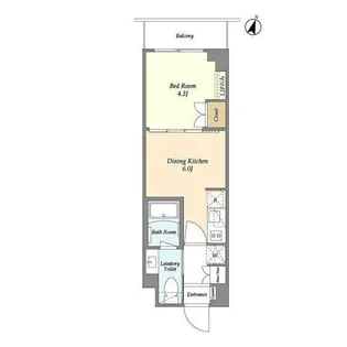 ベルファース駒沢三丁目【3階】の間取り