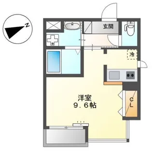 HANA二子玉川【4階】の間取り