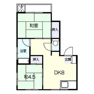 第13通南ビル【5階】の間取り