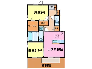 COZY COURT C【1階】の間取り