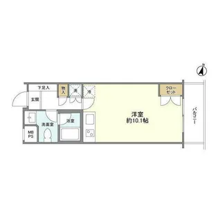 東急ドエル・キルト三軒茶屋【3階】の間取り