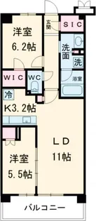 アビティグランデ砧C棟【5階】の間取り