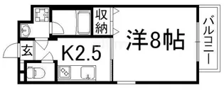 フルール東寺【3階】の間取り