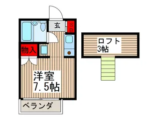 ブレーンウエア武蔵浦和【1階】の間取り
