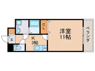 第6田原ハイム【2階】の間取り