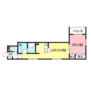 へーベルメゾン初台【3階】の間取り