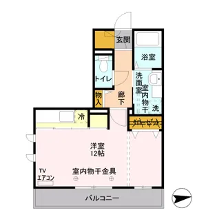 プレタポルテ【2階】の間取り