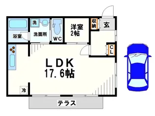 BIG TREE ハウス【1階】の間取り