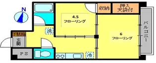 *千川1丁目貸マンション【1階】の間取り