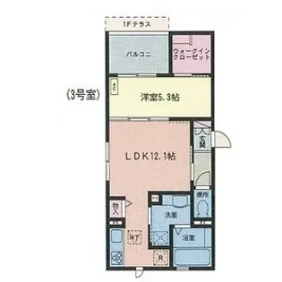 フォーレ向野【2階】の間取り