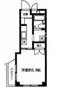 ブルーハイネス落合【1階】の間取り