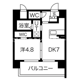 コスモリード大阪福島【4階】の間取り