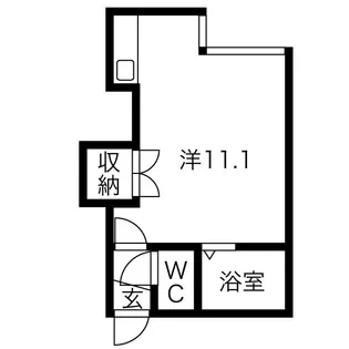クルーズハウス南5条【2階】の間取り