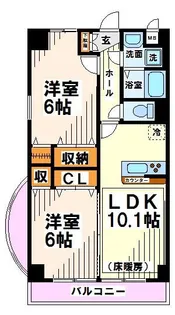 フレイグラント オリーブ【3階】の間取り