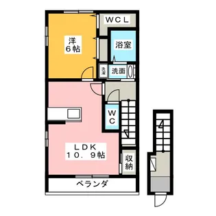 メゾンラフィーネ【2階】の間取り