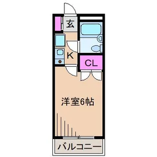 西山マンション【2階】の間取り