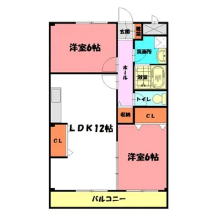 ハイツ山手【3階】の間取り