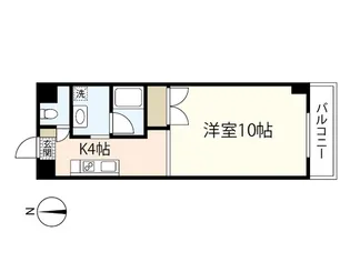 ソレアード出汐【5階】の間取り