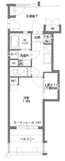 アクタス博多Vタワー【8階】の間取り
