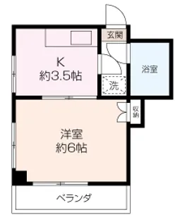 エレガンス金沢文庫【5階】の間取り