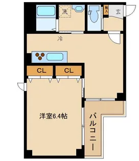 第76シンエイビル【4階】の間取り