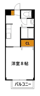 セピア【1階】の間取り