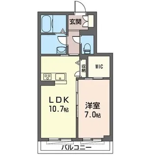 アバンサール【3階】の間取り