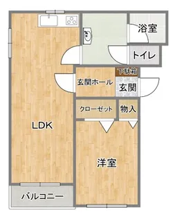 ヒーローマンション・カルミア【3階】の間取り