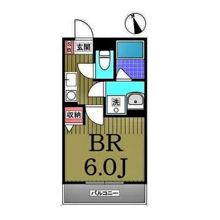 パルトネール東久保町【2階】の間取り