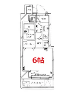 ルーブル田園調布南【3階】の間取り