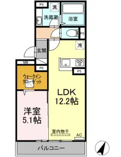 With Pet紺屋【1階】の間取り