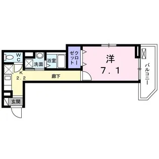 ラピス ウィークス【2階】の間取り