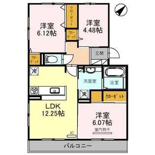 クラスペディア【3階】の間取り