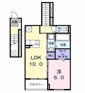 エススタイル リュクス【2階】の間取り