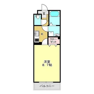 ベルズベル【2階】の間取り