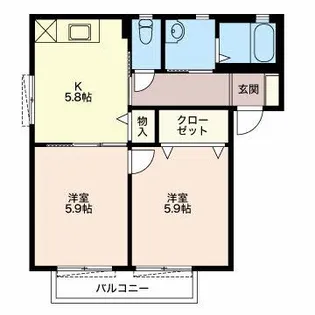 ポラリスハイム【2階】の間取り
