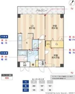 DeLCCS亀戸II【4階】の間取り