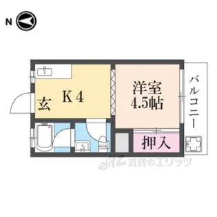 サンビル【4階】の間取り