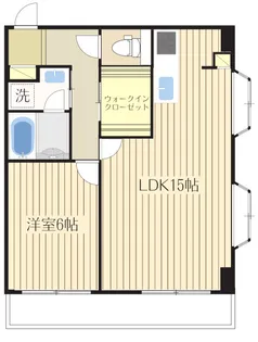 うのきガーデンプラザ【4階】の間取り