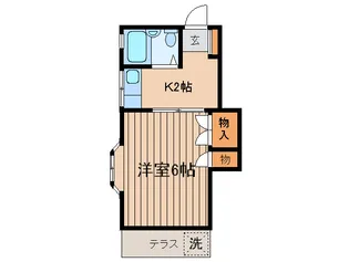 ベルメゾン【1階】の間取り