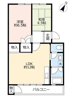 UR郡山駅前【4階】の間取り