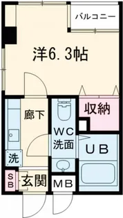 プレール新宿落合【2階】の間取り
