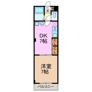 セレニール諸の木【2階】の間取り