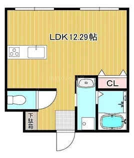 アソルティ伝馬町【3階】の間取り