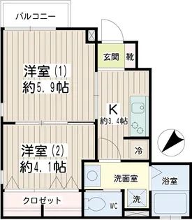 Libra【1階】の間取り