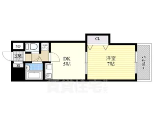 メゾン恒悦【8階】の間取り