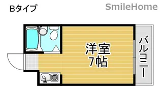 プリエール住之江御崎【8階】の間取り