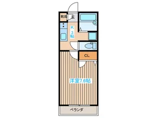 エバーグリーン広瀬町【1階】の間取り