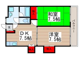 グレース寿【2階】の間取り